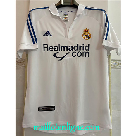 Thai Maillot Retro Real Madrid Domicile 2001-02