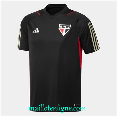 Thai Maillot Sao Paulo Noir 2023 2024