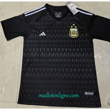 Thai Maillot du Argentine Gardien de but Noir 2023 2024