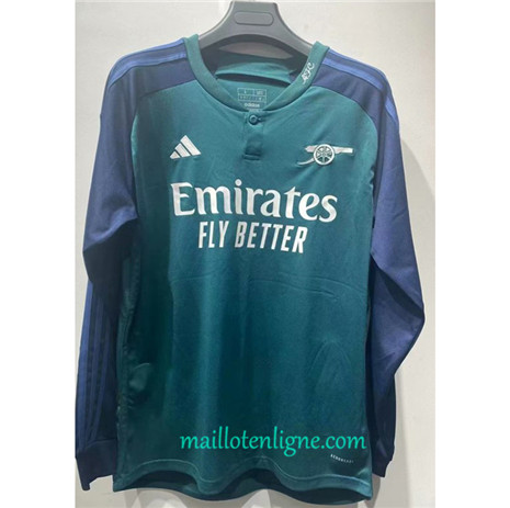 Thai Maillot Arsenal Manche Longue Vert 2023 2024