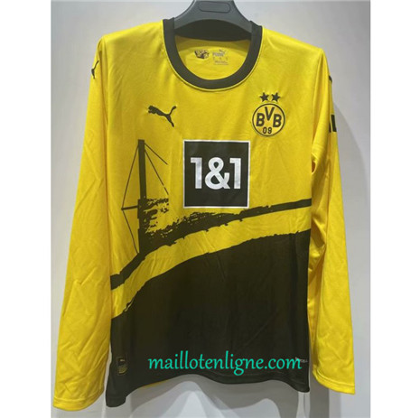 Thai Maillot du Borussia Dortmund Domicile Manche Longue 2023 2024