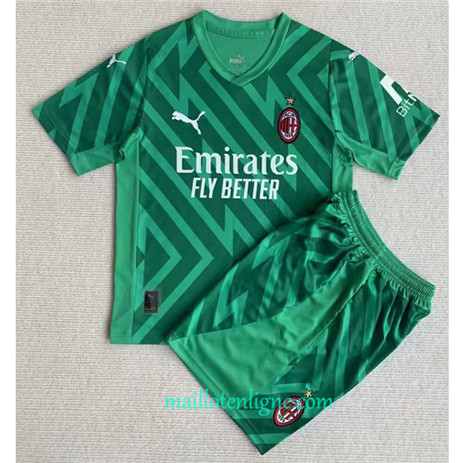 Thai Maillot du AC Milan Enfant Vert 2023 2024