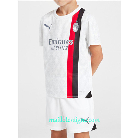 Thai Maillot AC Milan Enfant Exterieur 2023 2024