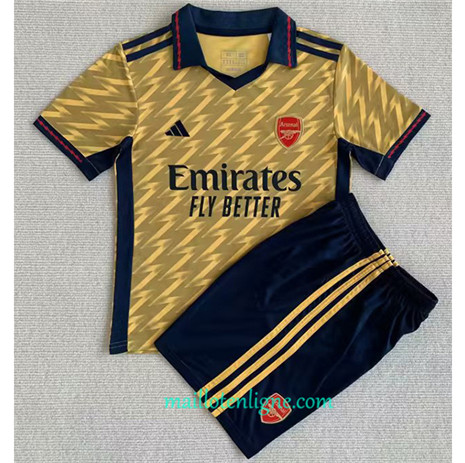 Thai Maillot du Arsenal Enfant Jaune 2023 2024