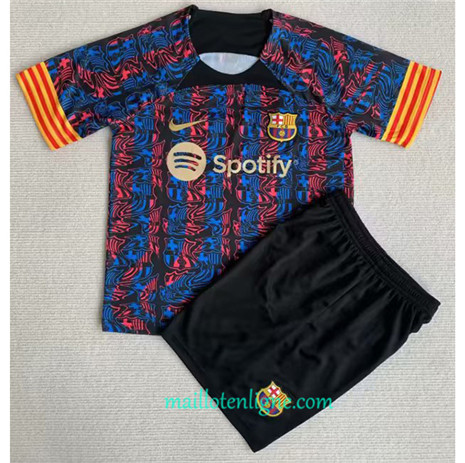 Thai Maillot Barcelone Enfant Édition spéciale Noir 2023 2024