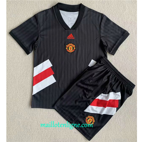 Thai Maillot Manchester United Enfant Noir 2023 2024
