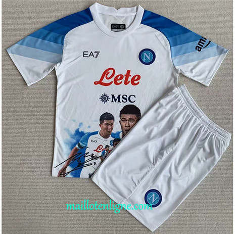 Thai Maillot du Napoli Enfant Blanc 2023 2024