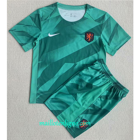 Thai Maillot Pays-Bas Enfant Gardien de but 2023 2024