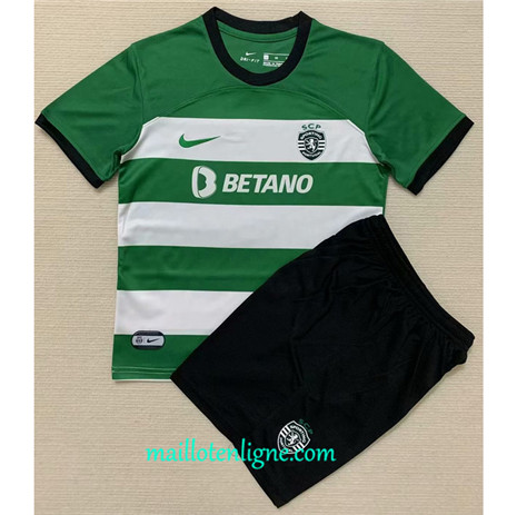 Thai Maillot du Sporting Lisbon Enfant Domicile 2023 2024