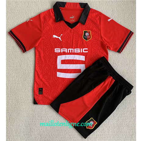 Thai Maillot Rennes Enfant Domicile 2023 2024