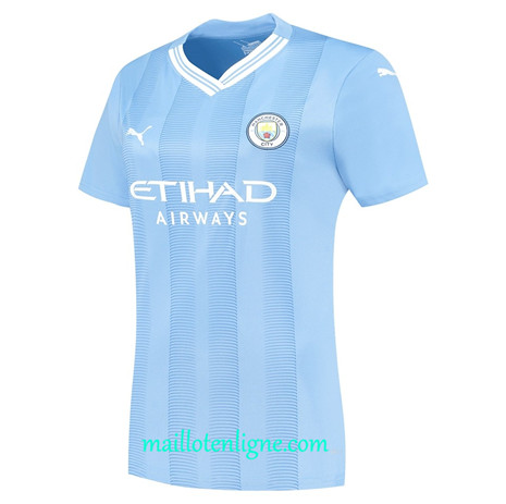 Thai Maillot du Manchester City Femme Domicile 2023 2024