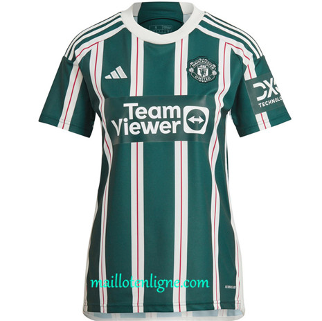 Thai Maillot du Manchester United Femme Exterieur 2023 2024