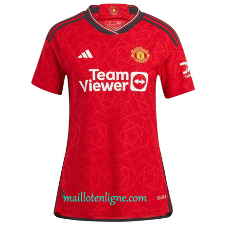 Thai Maillot Manchester United Femme Domicile 2023 2024