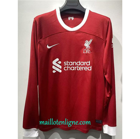 Thai Maillot du Liverpool Domicile Manche Longue 2023 2024