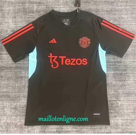 Thai Maillot du Manchester United Training Noir 2023 2024