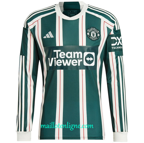 Thai Maillot Manchester United Exterieur Manche Longue 2023 2024