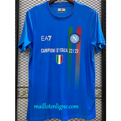 Thai Maillot du Napoli spéciale Bleu 2023 2024