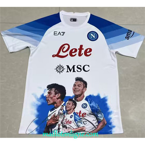 Thai Maillot Napoli Blanc 2023 2024