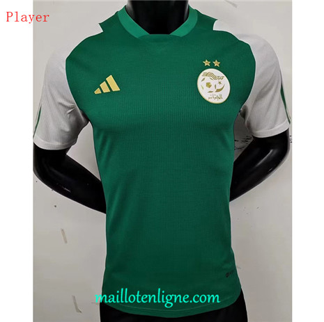 Thai Maillot Player Algerie Vert Blanc 2023 2024