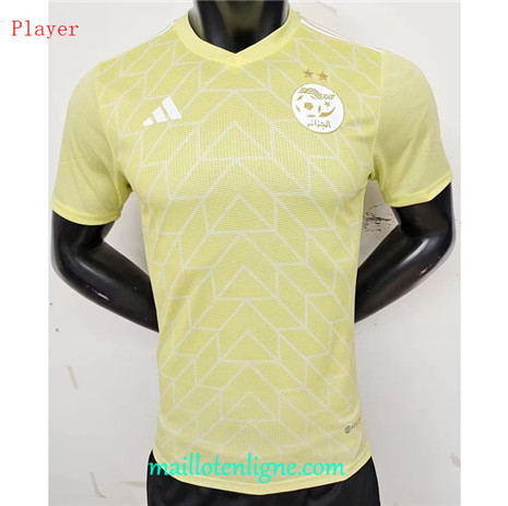 Thai Maillot Player Algerie Amarillo 2023 2024