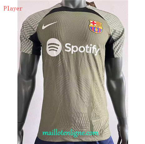 Thai Maillot du Player Barcelone Training Vert 2023 2024