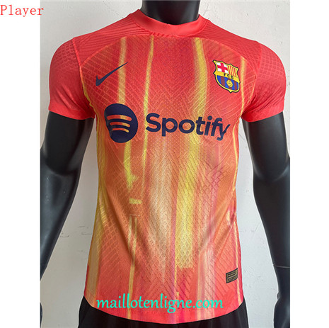 Thai Maillot du Player Barcelone Rouge 2023 2024
