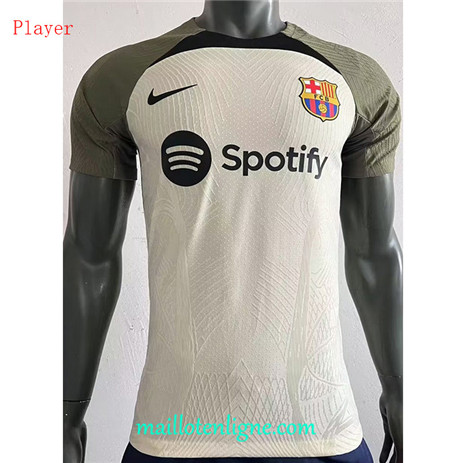 Thai Maillot Player Barcelone Training Blanc 2023 2024