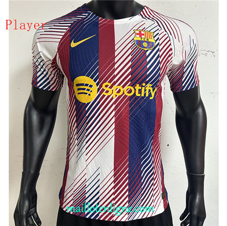 Thai Maillot Player Barcelone Training Rouge/Bleu 2023 2024