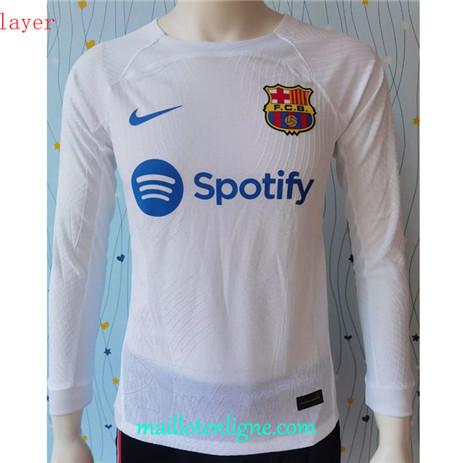 Thai Maillot du Player Barcelone Exterieur Manche Longue 2023 2024