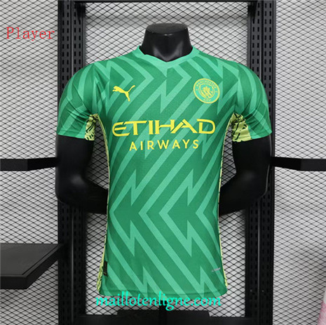 Thai Maillot Player Manchester City Training Vert 2023 2024