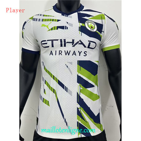 Thai Maillot du Player Manchester City Classic Blanc 2023 2024