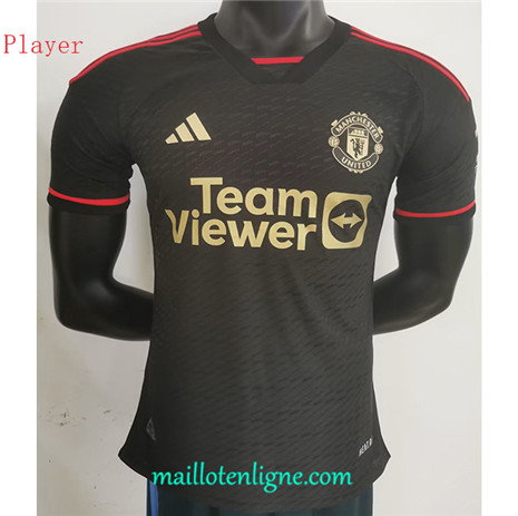 Thai Maillot Player 2023 2024 Manchester United Noir