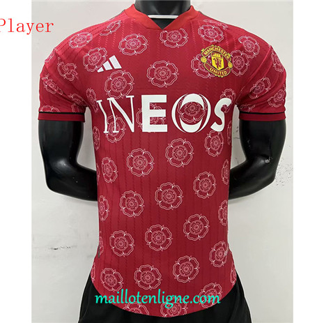 Thai Maillot Player Manchester United Training Rouge 2023 2024