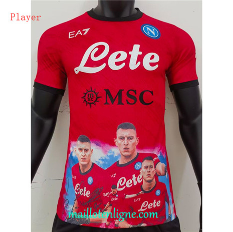 Thai Maillot du Player Napoli Rouge 2023 2024