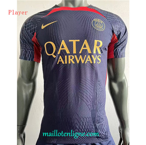 Thai Maillot Player Paris Saint-Germain Training Bleu 2023 2024