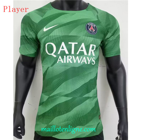 Thai Maillot Player Paris Saint-Germain goalkeeping Vert 2023 2024