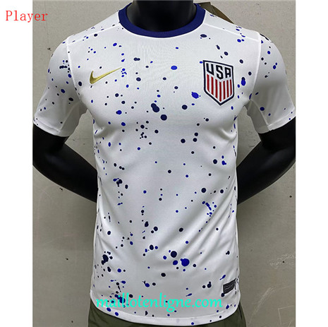 Thai Maillot Player États-Unis Domicile 2023 2024