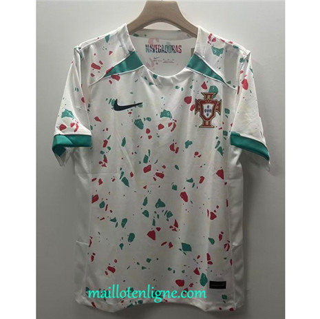 Thai Maillot du Portugal Blanc 2023 2024