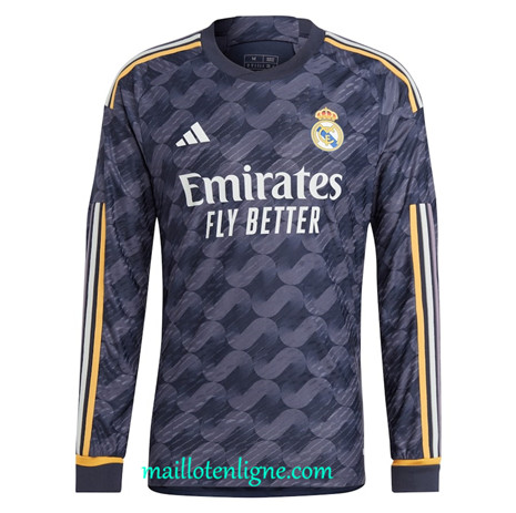 Thai Maillot du Real Madrid Exterieur Manche Longue 2023 2024