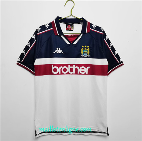 Thai Maillot Retro Manchester City Exterieur 1997-98