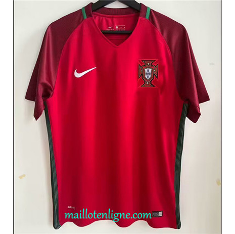 Thai Maillot Retro Portugal Domicile 2016