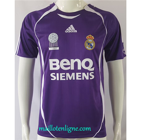 Thai Maillot du Retro Real Madrid Purple 2006