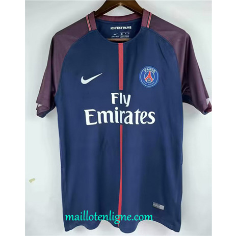 Thai Maillot du Retro Paris Saint-Germain Domicile 2017-18