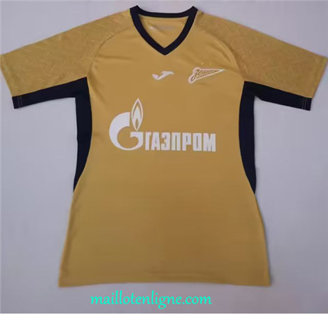 Thai Maillot Zenit Jaune 2023 2024