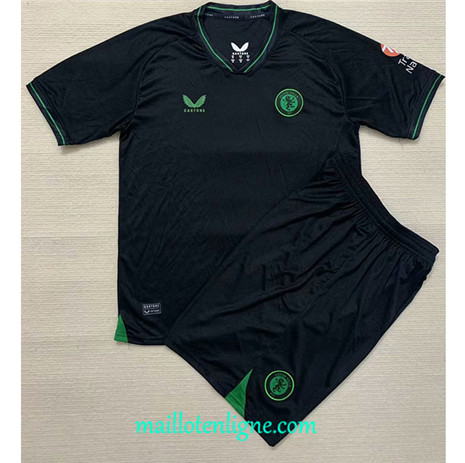 Thai Maillot Aston Villa Enfant goalkeeper Noir 2023 2024 ML0049