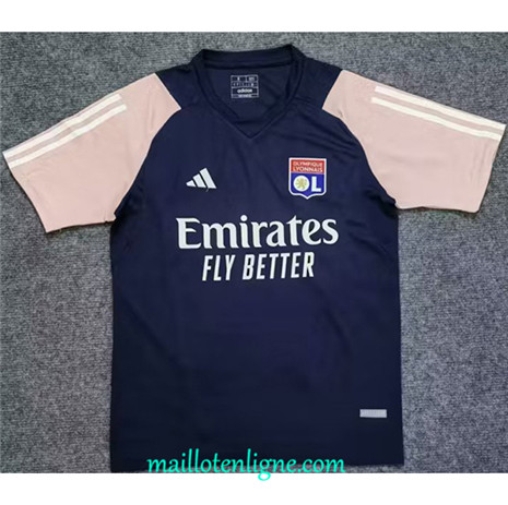 Thai Maillot Lyon Training Bleu 2023 2024 ML0132