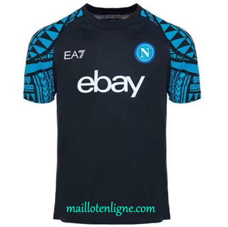 Thai Maillot Napoli Training Noir 2023 2024 ML0206