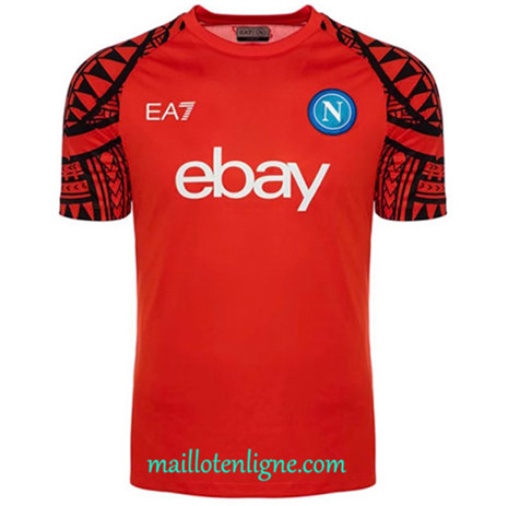 Thai Maillot Napoli Rouge 2023 2024 ML0207