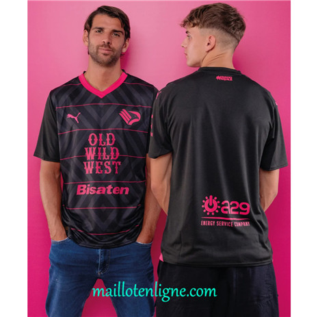 Thai Maillot Palermo Exterieur Noir 2023 2024 ML0209