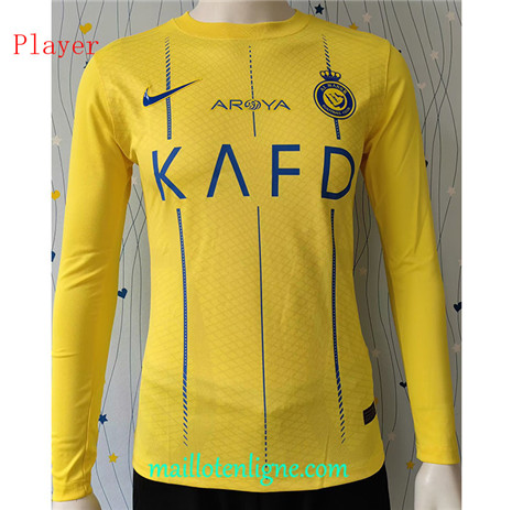 Thai Maillot Player Al-Nassr FC Domicile Manche Longue 2023 2024 ML0007